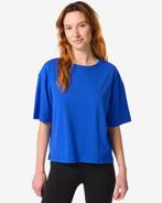 HEMA Dames T-shirt oversized felblauw, Verzenden, Nieuw