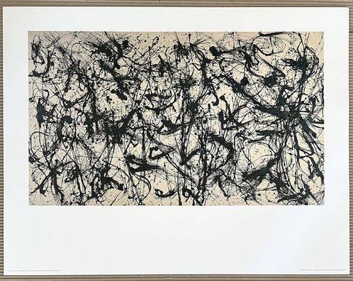 Jackson Pollock (after) - Nummer 32 - nach Original von, Antiek en Kunst, Kunst | Tekeningen en Foto's