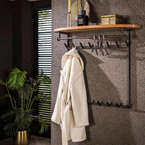 *WOONWINKEL* Grote Wandkapstok Met Houten Plank, Huis en Inrichting, Woonaccessoires | Kapstokken, Nieuw, Verzenden
