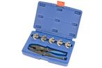 Kabelschoentang Set - 5 Adapters - Krimptang - AMP Tang - AS, Doe-het-zelf en Verbouw, Gereedschap | Handgereedschap, Ophalen of Verzenden
