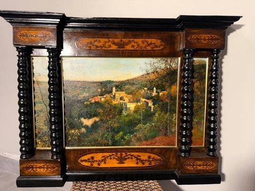Carlo Ferrari (1861 - 1951) - Veduta di Nemi (Roma), Antiek en Kunst, Kunst | Schilderijen | Klassiek
