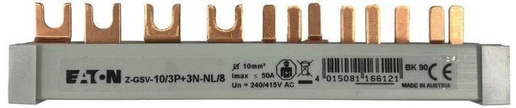 Eaton aansluitkam 3-fase, aardlek 4-P naar 4 groepen max -, Doe-het-zelf en Verbouw, Elektra en Kabels