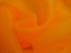 Organza stof – Oranje – Polyester stoffen, Hobby en Vrije tijd, Stoffen en Lappen, 200 cm of meer, Nieuw, Oranje, Polyester