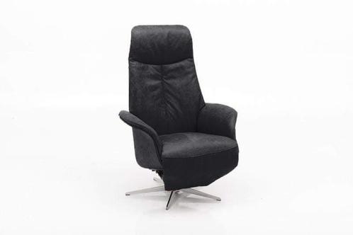 Relaxfauteuil Delfgauw - relaxfauteuils - Zwart, Huis en Inrichting, Stoelen, Zwart, Nieuw, Stof