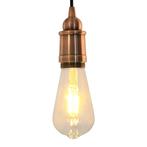 vidaXL Lamphouders 2 st rood brons E27, Verzenden, Nieuw