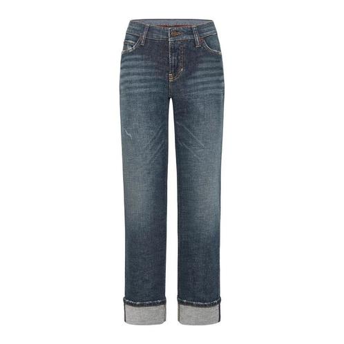 Cambio • blauwe Paris straight short jeans • 36, Kleding | Dames, Broeken en Pantalons, Blauw, Nieuw, Maat 36 (S), Verzenden
