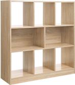 Boekenkast - open houten kast met open vakken - 97,5 x 100, Huis en Inrichting, Kasten | Ladekasten, Verzenden, Nieuw