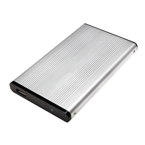 HDD behuizing voor 2,5 IDE HDD - USB2.0 / zilver, Computers en Software, Harde schijven, Ophalen of Verzenden