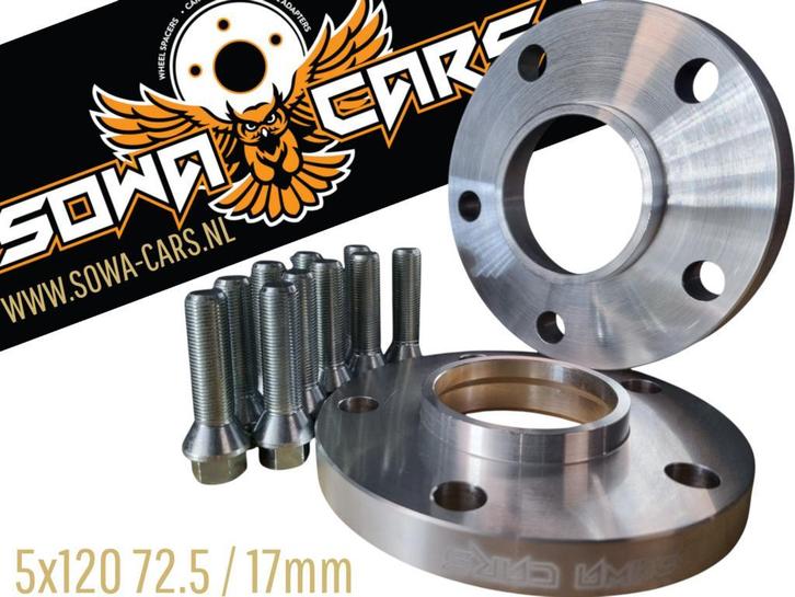 Spacers 17mm BMW E46 E90 E91 E60 E61 5x120 Spoorverbreders, Auto diversen, Tuning en Styling, Ophalen of Verzenden