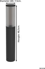 EGLO Salle Sokkellamp - Staande lamp Buiten - E27 - 46.5 cm, Verzenden, Nieuw