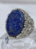 Lapis lazuli - Zilver - Ring - antieke zilveren ring