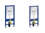 Veiling - 2 x Geberit Duofix Delta Inbouwreservoir met frame, Nieuw