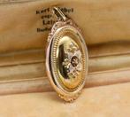 Handmade - Medaillon - 18 karaat Goud gevuld, Geel goud,, Sieraden, Tassen en Uiterlijk, Antieke sieraden