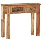 vidaXL Wandtafel 90,5x30x75 cm massief acaciahout en, Huis en Inrichting, Tafels | Bijzettafels, Verzenden, Nieuw