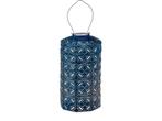 Solar Lampion Cylinder - Mandela Petrol - 18 cm, Verzenden, Minder dan 50 watt, Overige typen, Nieuw