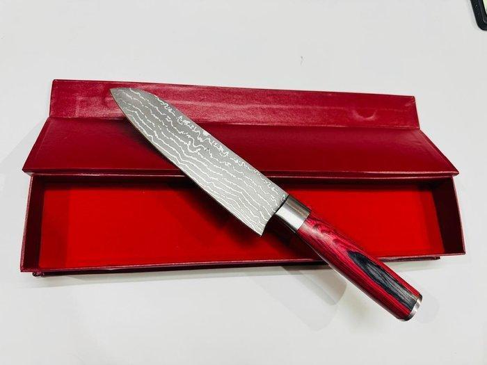 Keukenmes - Santoku - Japanse Santuko Mes (090) - VG 10, Antiek en Kunst, Antiek | Keukenbenodigdheden