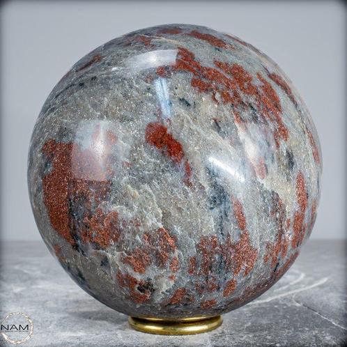 Natuurlijk zeldzaam rode aventurijn Bol- 2969.25 g, Antiek en Kunst, Curiosa en Brocante