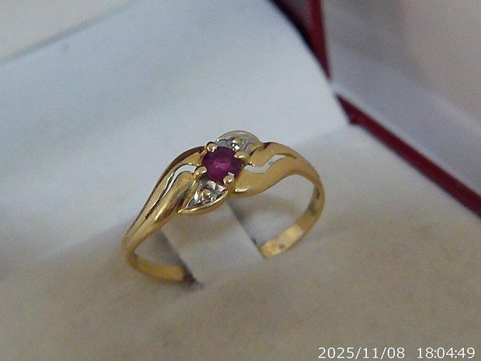 Zonder minimumprijs - Ring - 18 karaat Geel goud, Witgoud -, Sieraden, Tassen en Uiterlijk, Ringen