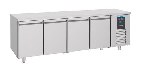 Combisteel Koelwerkbank | 632L | 4 Deuren (1/1 GN) | -2°c/+8, Witgoed en Apparatuur, Koelkasten en IJskasten, Ophalen of Verzenden