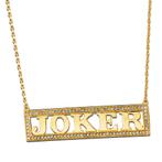 DC Suicide Squad Replica 1/1 Harley Quinns Joker Necklace, Verzamelen, Ophalen of Verzenden, Nieuw