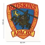 Apache Redskins patch embleem van stof art. nr. 4085, Verzamelen, Militaria | Algemeen, Verzenden