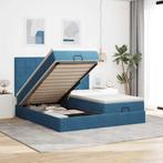 vidaXL Ottoman bed met matrassen 180x200cm fluweel, Huis en Inrichting, Slaapkamer | Bedden, Eenpersoons, Nieuw, 80 cm, 200 cm