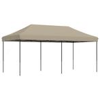 Partytent inklapbaar pop-up 580x292x315 cm taupe, Verzenden, Nieuw, 2 meter of meer, Partytent