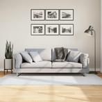 vidaXL Vloerkleed OVIEDO laagpolig 100x200 cm grijs, Verzenden, Nieuw, Grijs