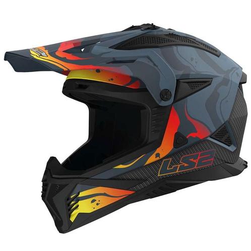 LS2 MX708 Fast II Wash Matt Donker Grijs Offroad Helm, Motoren, Kleding | Motorhelmen, L, Nieuw met kaartje, Overige merken, Offroadhelm