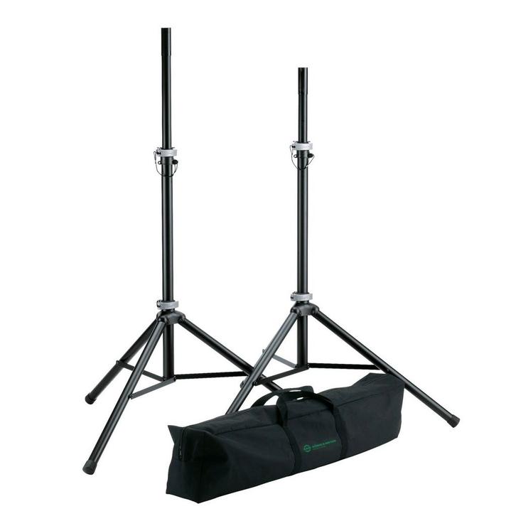 Konig & Meyer 21459 luidspreker statief set zwart, Audio, Tv en Foto, Fotografie | Statieven en Balhoofden, Verzenden