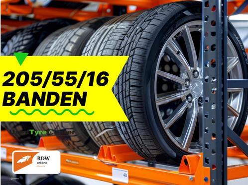 Goedkope 205/55 16  Zomerbanden • A-Merk, Als Nieuw • NU €40, Auto-onderdelen, Banden en Velgen, 16 inch, Erkend duurzaam, Zomerbanden