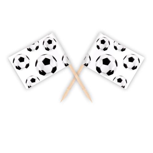 Set 24 Vlagprikkers Voetbal, Kleding | Dames, Carnavalskleding en Feestkleding, Nieuw, Ophalen of Verzenden