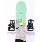 120 kinder snowboard SALOMON GRAIL, Black/turquoise, FLAT/Ro, Sport en Fitness, Snowboarden, Verzenden, Gebruikt, Board
