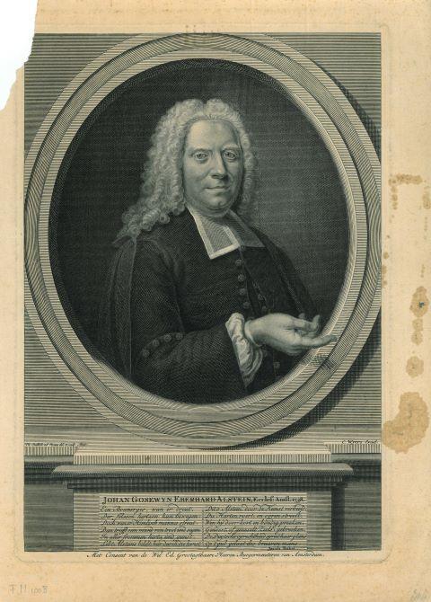 Portrait of Johan Gosewijn Eberhard Alstein, Antiek en Kunst, Kunst | Etsen en Gravures