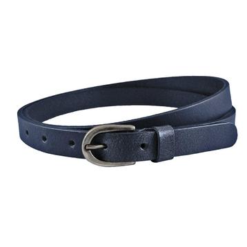 Landley Smalle Dames Riem - Leer - 2 cm - Blauw - 115 beschikbaar voor biedingen