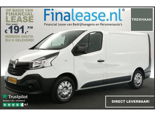 Renault Trafic 1.6 dCi T29 L1H1 Airco Cruise Trekhaak €214pm, Auto's, Bestelauto's, Lease, Handgeschakeld, Diesel, Wit, Renault