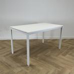 kantinetafel 125x75 cm, wit, Ophalen of Verzenden, Gebruikt, Bureau