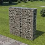 vidaXL Schanskorfmuur met deksels 100x20x100 cm, Tuin en Terras, Schuttingen, Verzenden, Nieuw, IJzer, 1 tot 2 meter