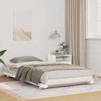 vidaXL Bedframe Wit 90 x 210 cm Massief grenenhout, Huis en Inrichting, Verzenden, Nieuw, Wit, Hout