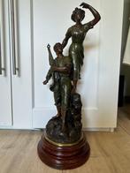Charles Ruchot (1871 - 1932) - sculptuur, Le Chemin Du, Antiek en Kunst, Antiek | Keramiek en Aardewerk