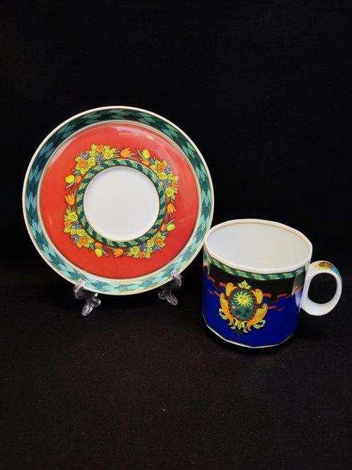 Rosenthal - Versace - Koffiekopje (2) - mit Untertasse, Antiek en Kunst, Antiek | Glas en Kristal