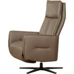 Leren handmatige relaxfauteuil Honor - Massif Rock, Huis en Inrichting, Fauteuils, Ophalen of Verzenden, Nieuw, Leer