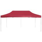 Partytent professioneel inklapbaar 6x3 m aluminium wijnrood, Verzenden, Nieuw, 2 meter of meer, Partytent