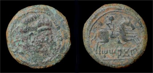1st cent Bc Spain Titiakos Ae unit Brons, Postzegels en Munten, Munten | Europa | Niet-Euromunten, Verzenden