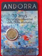 Andorra. 2 Euro 2018 Declaração Universal Direitos Humanos, Postzegels en Munten, Munten | Europa | Euromunten