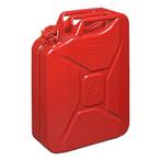 ProPlus Stalen jerrycan - 20 liter - rood - UN en TÜV/GS..., Ophalen of Verzenden, Nieuw
