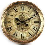 Radar vintage wandklok met draaiende raderen - Div. modellen