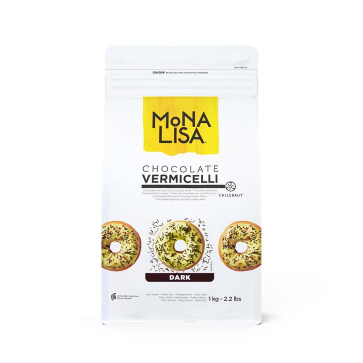 Callebaut Chocolade Vermicelli Puur 1kg, Hobby en Vrije tijd, Taarten en Cupcakes maken, Nieuw, Verzenden