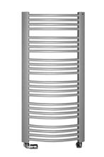 Egeon Handdoekradiator 60x125 cm 739W structuurzilver, Nieuw, Ophalen of Verzenden