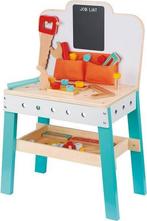 Lelin Toys - Houten Speelgoedwerkbank Inclusief Accessoires, Ophalen of Verzenden, Nieuw